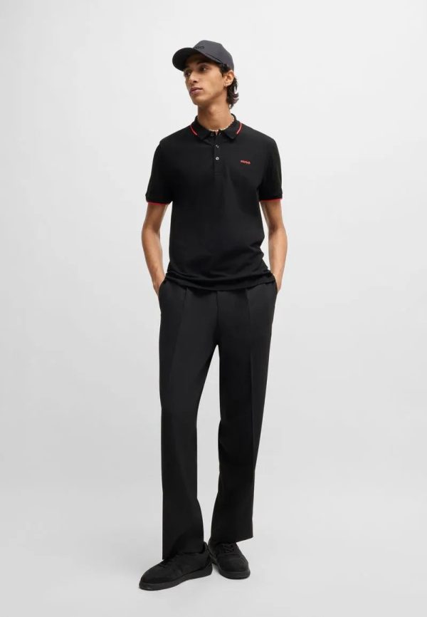 Camisa Polo Slim Fit Em Algodão Stretch Com Logo Bordado - Imagem 2