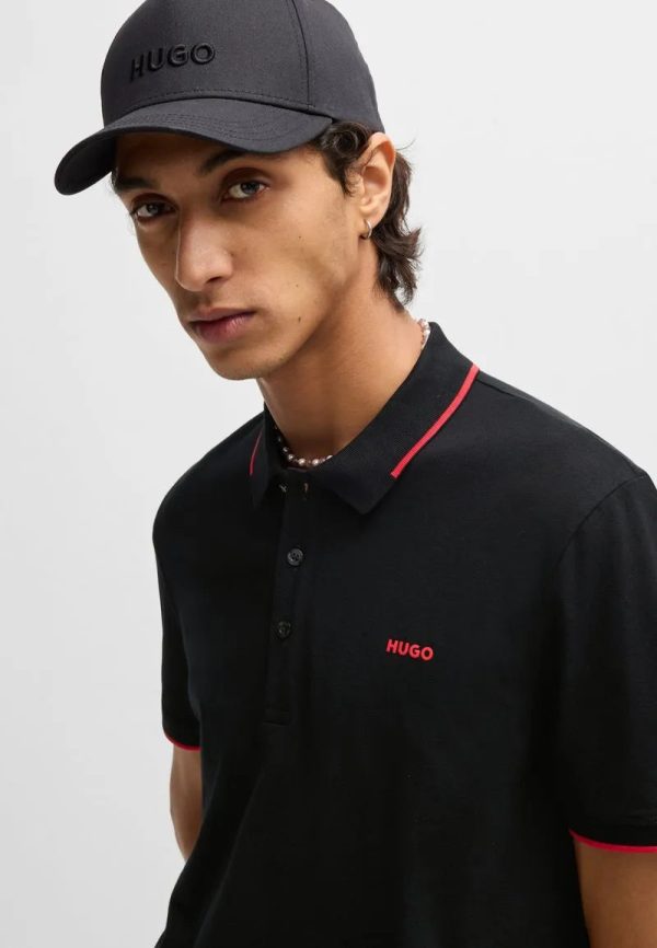 Camisa Polo Slim Fit Em Algodão Stretch Com Logo Bordado - Imagem 3