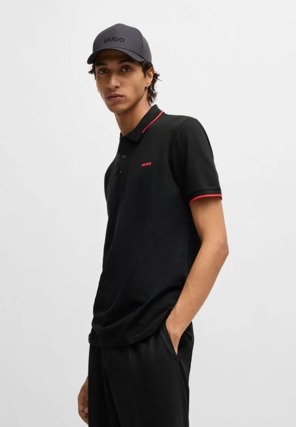Camisa Polo Slim Fit Em Algodão Stretch Com Logo Bordado - Imagem 4