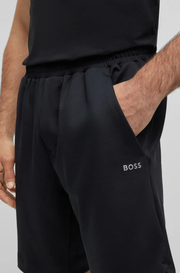 Shorts De Corte Regular Com Bolso Traseiro Com Zíper - Imagem 2
