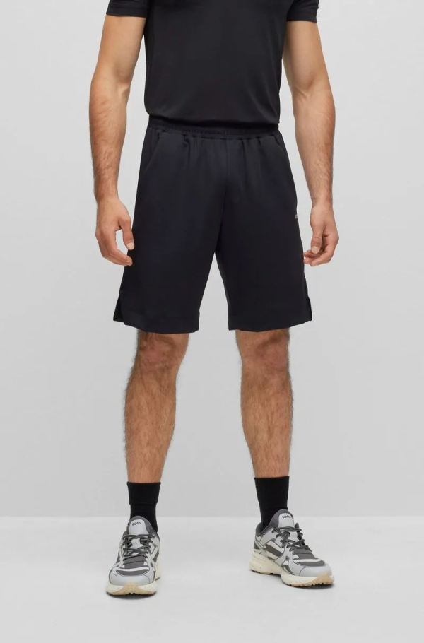 Shorts De Corte Regular Com Bolso Traseiro Com Zíper - Imagem 3