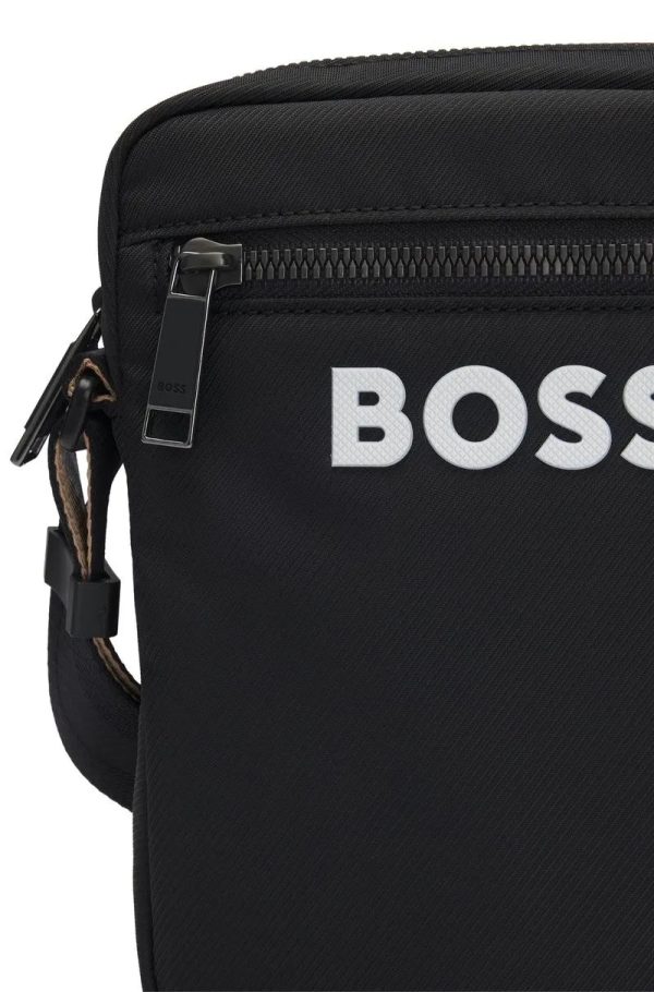 Bolsa Transversal Com Logo Contrastante E Alça Com Listra De Assinatura - Imagem 4