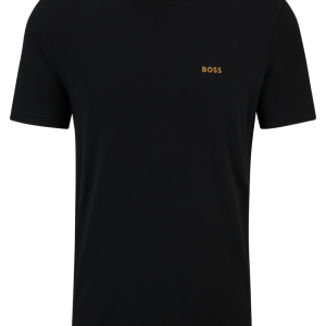 Camiseta Regular De Algodão Com Logo Contrastante