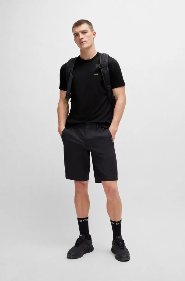 Camiseta Regular De Algodão Com Logo Contrastante - Imagem 2