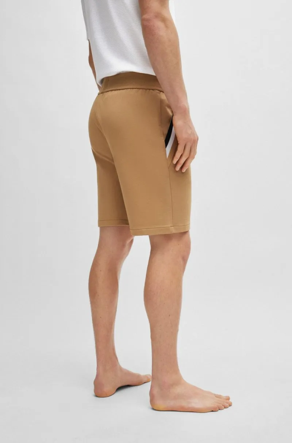 Shorts Em Terry De Algodão Com Fita De Assinatura - Imagem 4