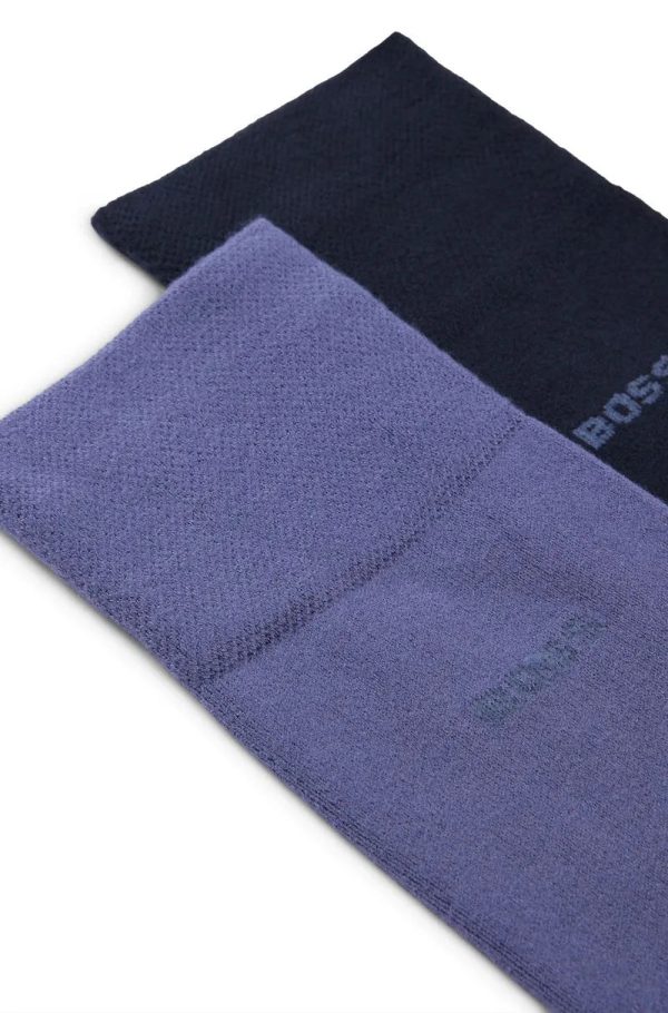 Pack Com Dois Pares De Meias De Comprimento Regular - Imagem 2