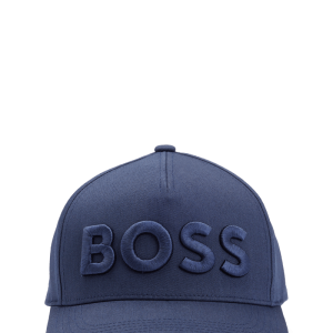 Boné De Algodão-Twill Com Logo Bordado Em 3D