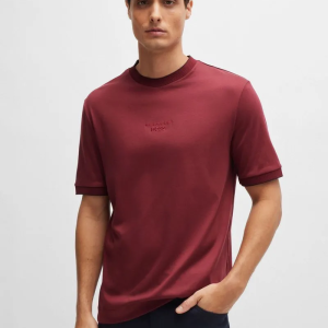 Camiseta De Algodão Mercerizado Porsche X Boss