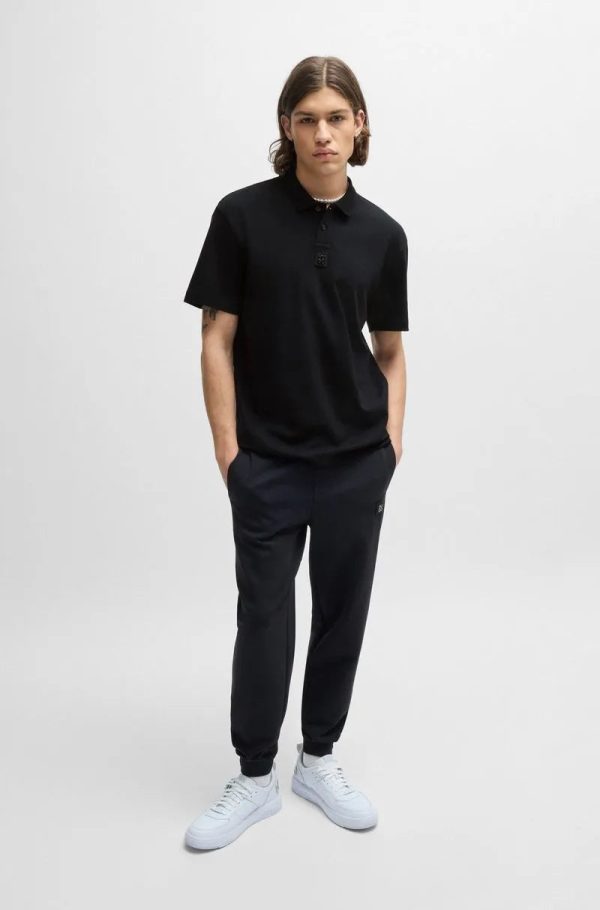 Camisa Polo De Algodão Interlock Com Logo Empilhado - Imagem 2