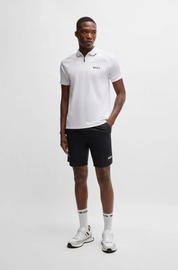 Shorts Boss X Matteo Berrettini Em Tecido De Secagem Rápida - Imagem 4