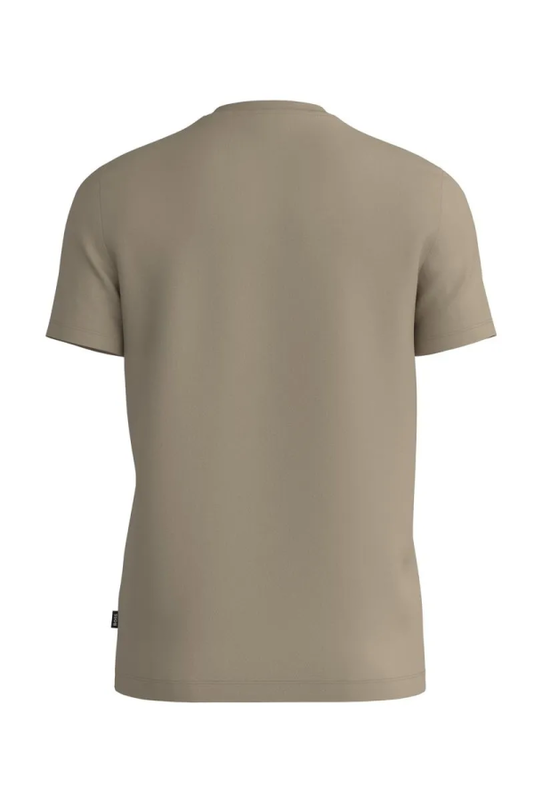 Camiseta De Jersey De Algodão Com Logo Emborrachado - Imagem 2