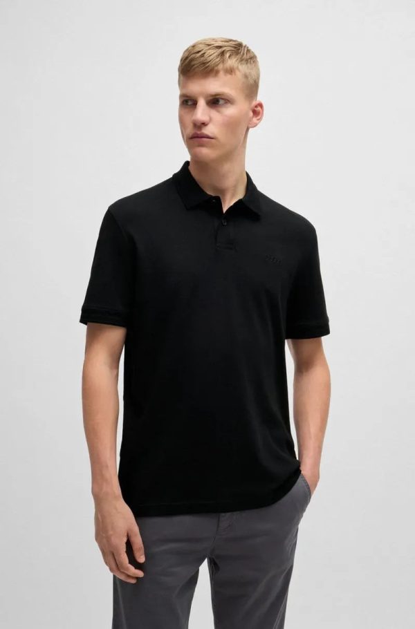 Polo Em Algodão Interlock Com Estampa De Logo - Imagem 6