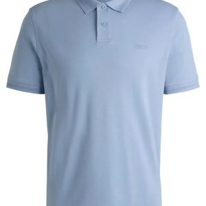 Polo Em Algodão Interlock Com Estampa De Logo