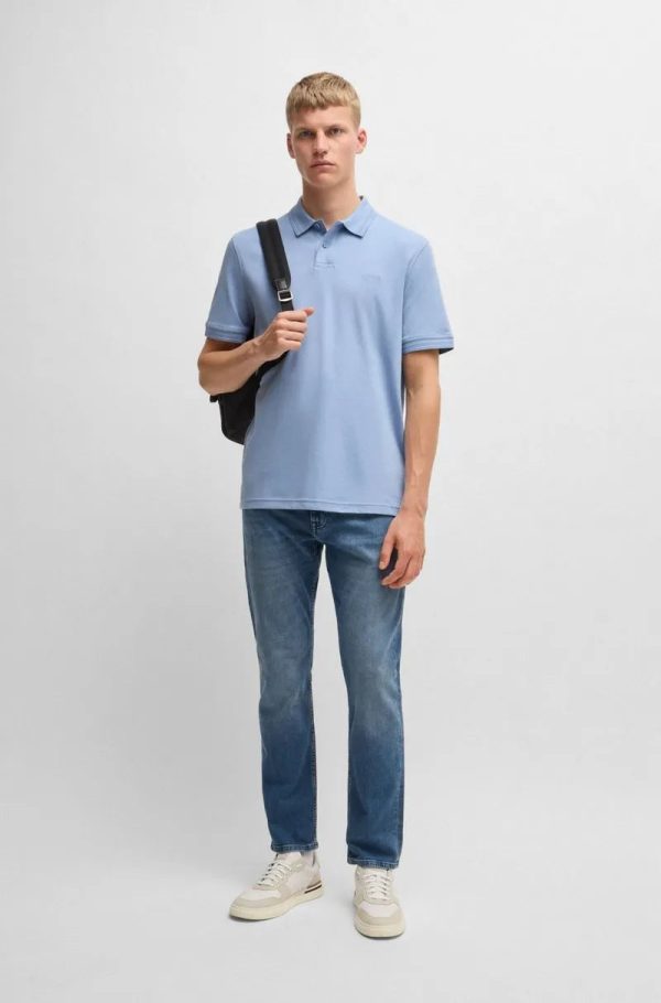 Polo Em Algodão Interlock Com Estampa De Logo - Imagem 2