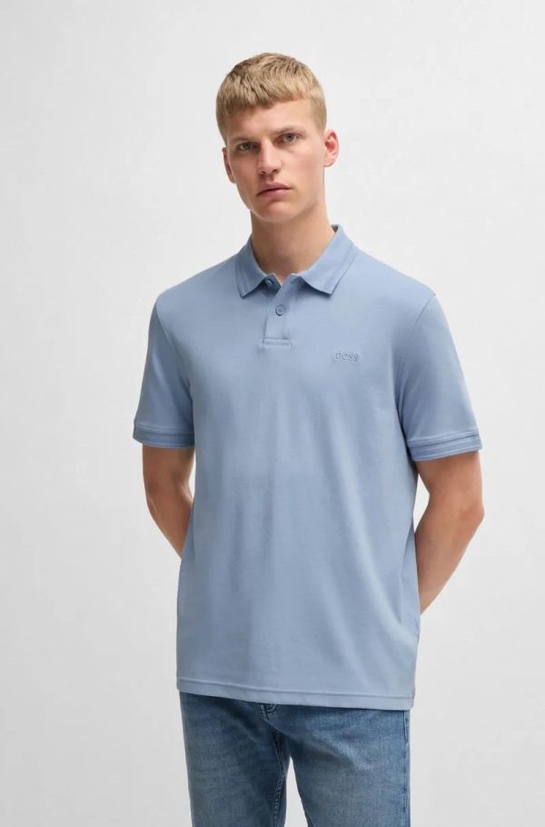 Polo Em Algodão Interlock Com Estampa De Logo - Imagem 3
