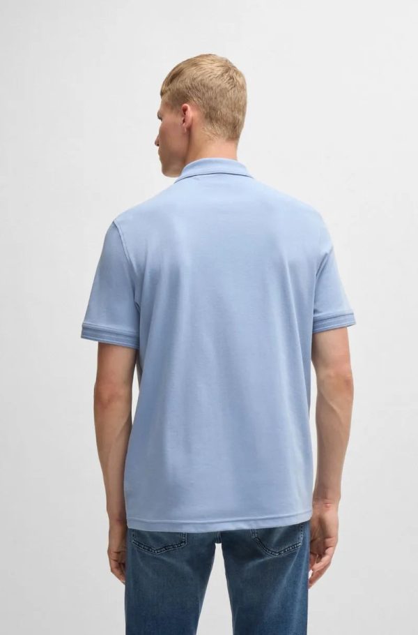 Polo Em Algodão Interlock Com Estampa De Logo - Imagem 4