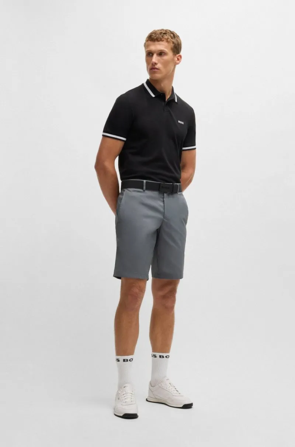 Shorts Slim De Sarja Repelente À Água - Imagem 5