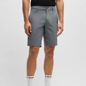 Shorts Slim De Sarja Repelente À Água