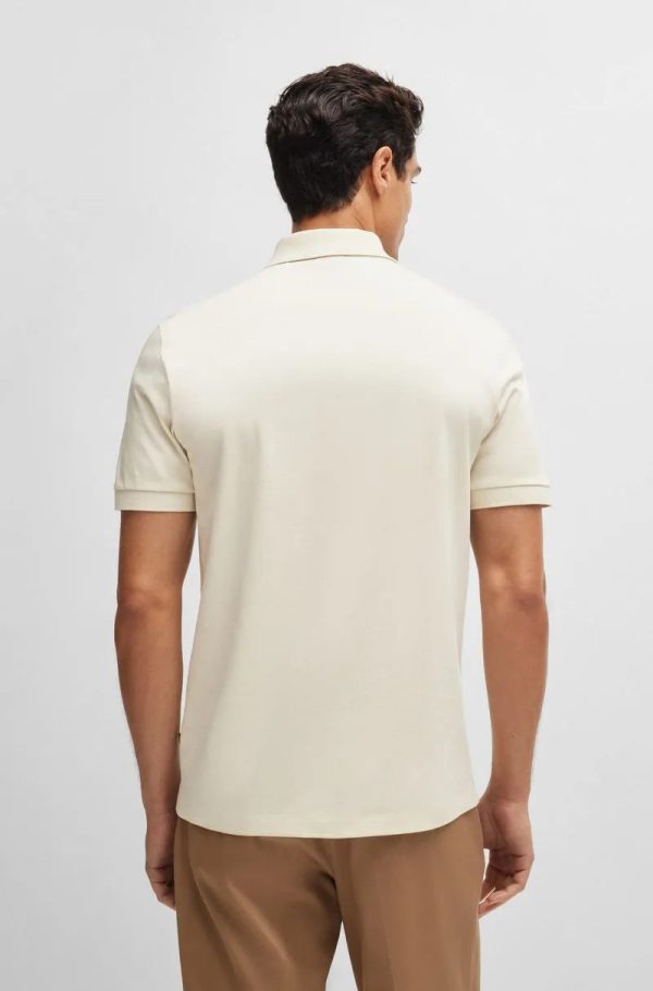 Polo Slim-Fit Em Algodão Mercerizado Com Fecho De Zíper - Imagem 5