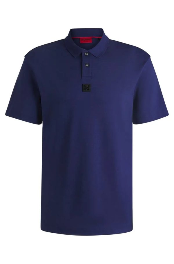 Camisa Polo De Algodão Interlock Com Logo Empilhado - Imagem 6