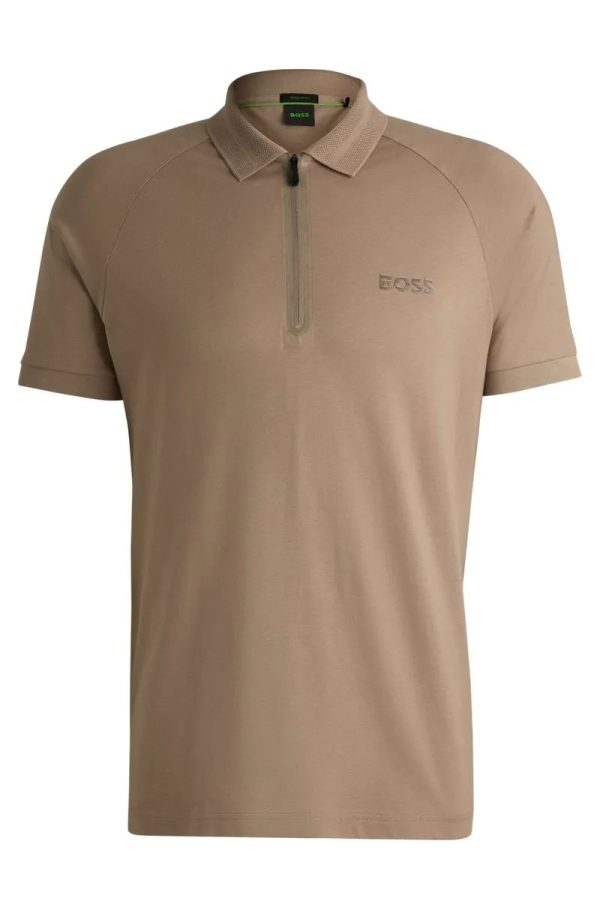 Polo De Algodão Com Logo Espelhado