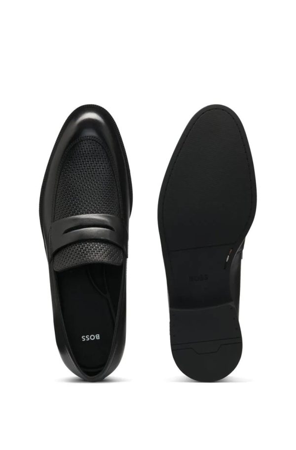Loafers Penny Em Couro Macio E Estampado - Imagem 3