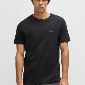 Camiseta De Ajuste Descontraído Em Algodão Com Detalhe De Logo