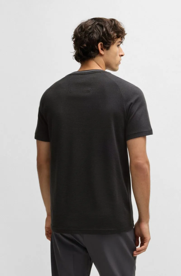 Camiseta De Ajuste Descontraído Em Algodão Com Detalhe De Logo - Imagem 4