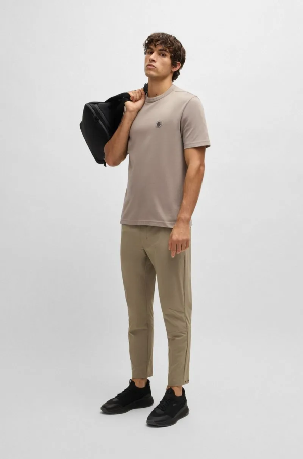 Camiseta Termorreguladora De Algodão Com Monograma Double B - Imagem 2