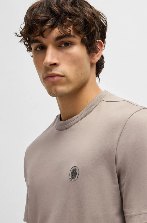 Camiseta Termorreguladora De Algodão Com Monograma Double B - Imagem 3
