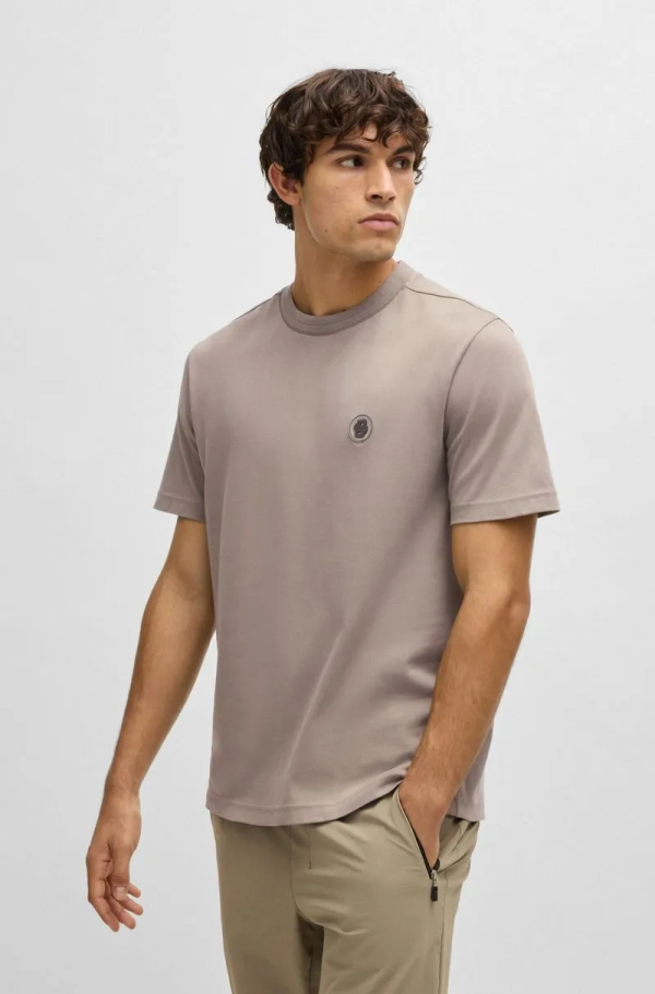 Camiseta Termorreguladora De Algodão Com Monograma Double B - Imagem 4