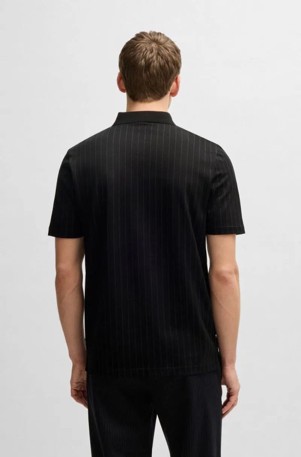 Polo De Algodão Mercerizado Com Listras Mistas - Imagem 5
