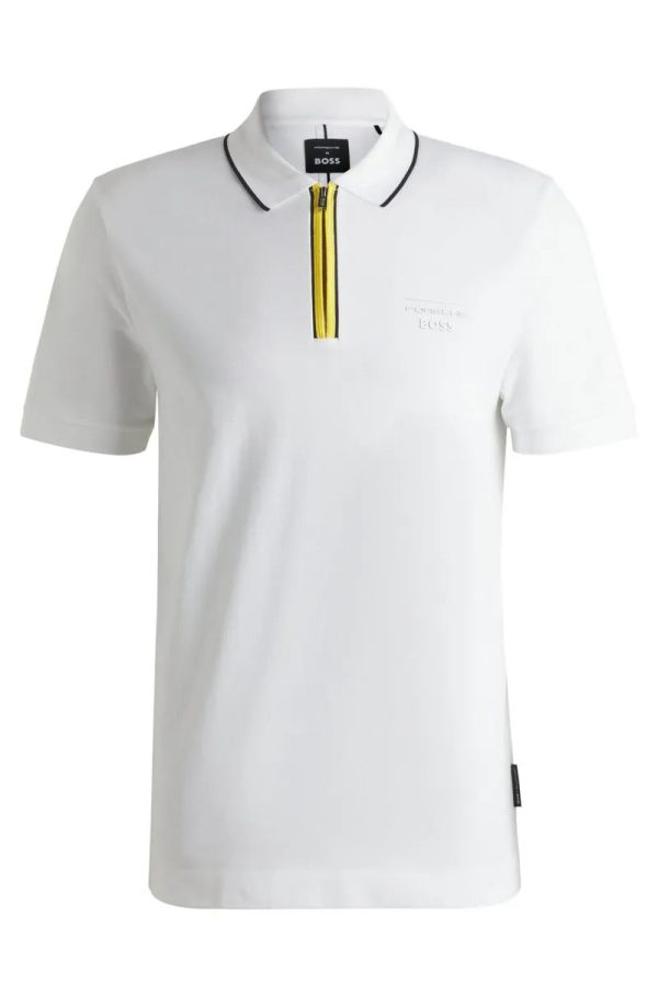 Polo De Algodão Elástico Porsche X Boss