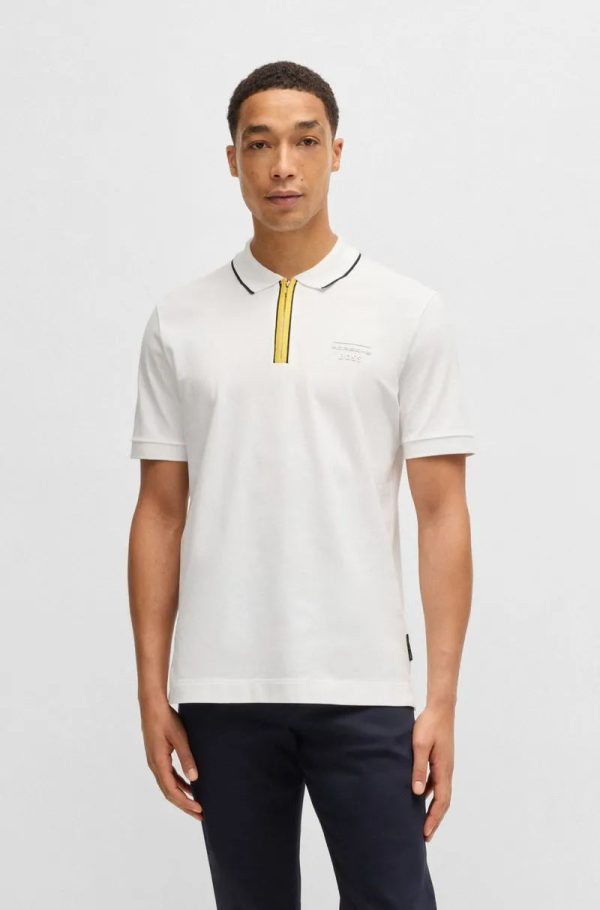 Polo De Algodão Elástico Porsche X Boss - Imagem 4