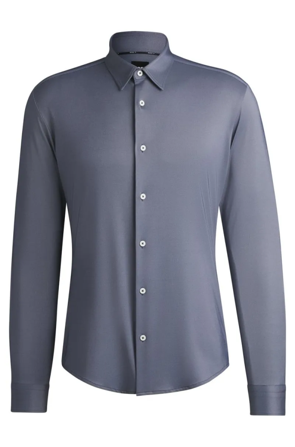 Camisa Slim De Tecido Elástico De Alto Desempenho - Imagem 3
