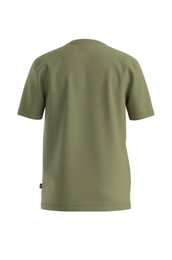 Camiseta De Jersey De Algodão Com Logo Emborrachado - Imagem 2