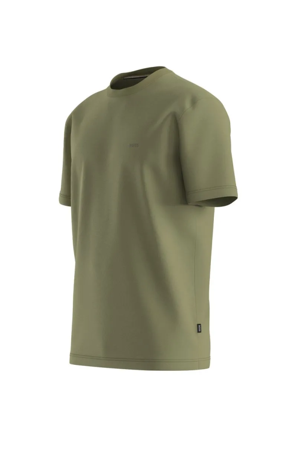 Camiseta De Jersey De Algodão Com Logo Emborrachado - Imagem 3