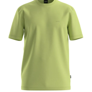 Camiseta De Jersey De Algodão Com Logo Emborrachado
