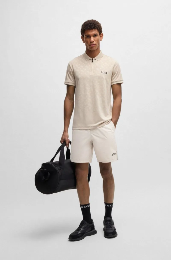 Shorts Em Tecido Super Elástico E De Secagem Rápida - Imagem 6