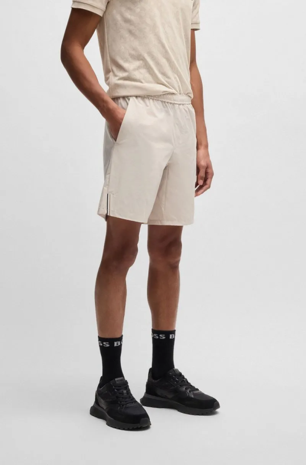 Shorts Em Tecido Super Elástico E De Secagem Rápida