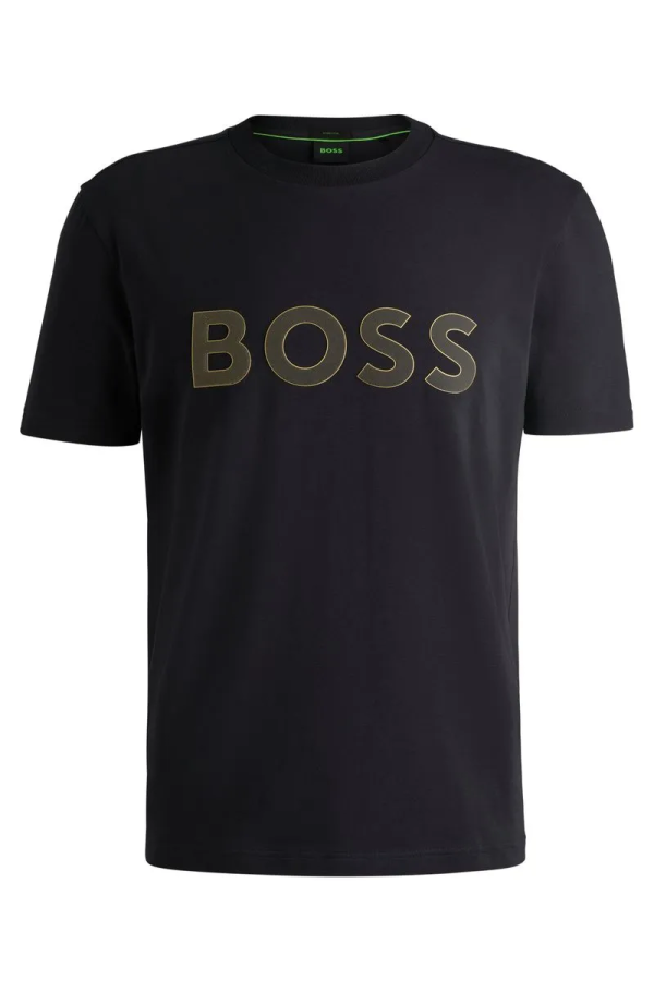 Camiseta Em Algodão Elástico Com Logo Grande - Imagem 2