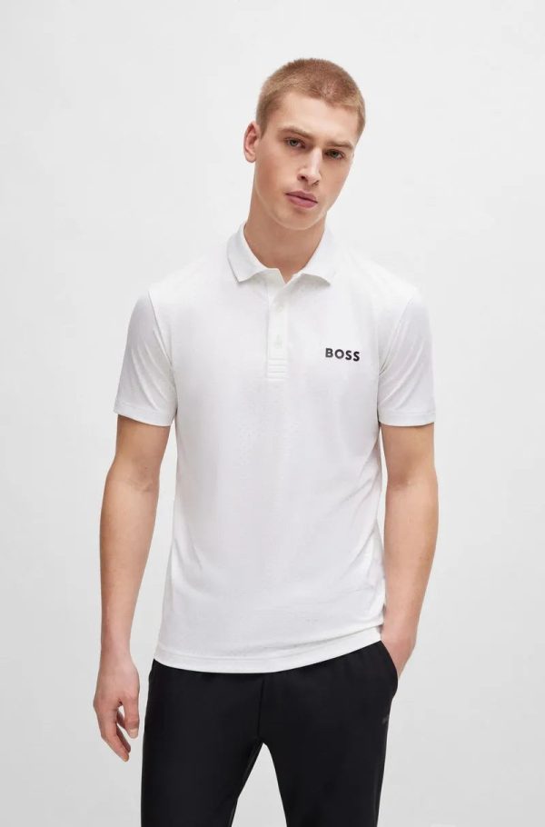Polo Jacquard Degradê Com Logo Contrastante - Imagem 4