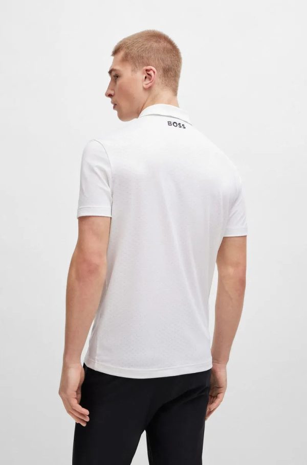 Polo Jacquard Degradê Com Logo Contrastante - Imagem 5